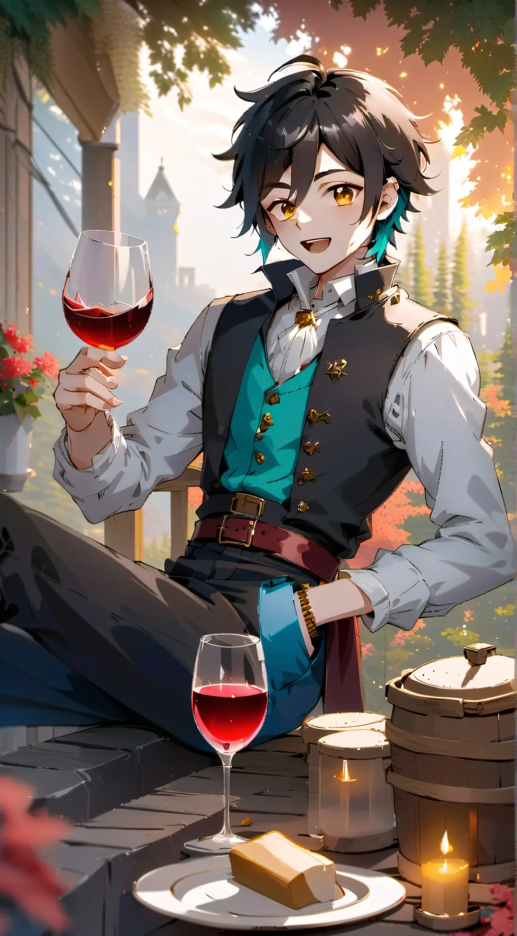 ai character: .•°Venti°•. background