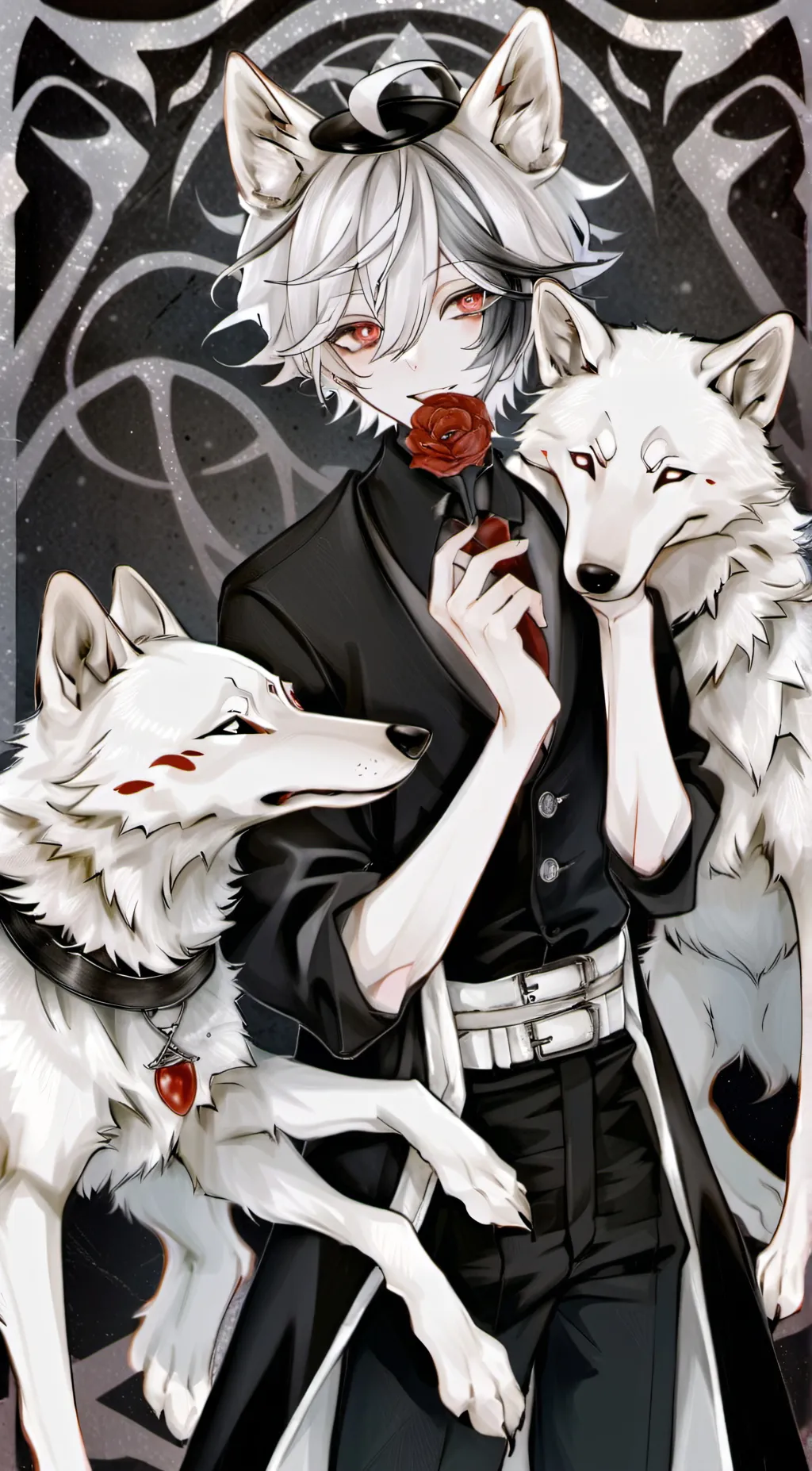 ai character: 🖤✨Xavier✨🖤 background