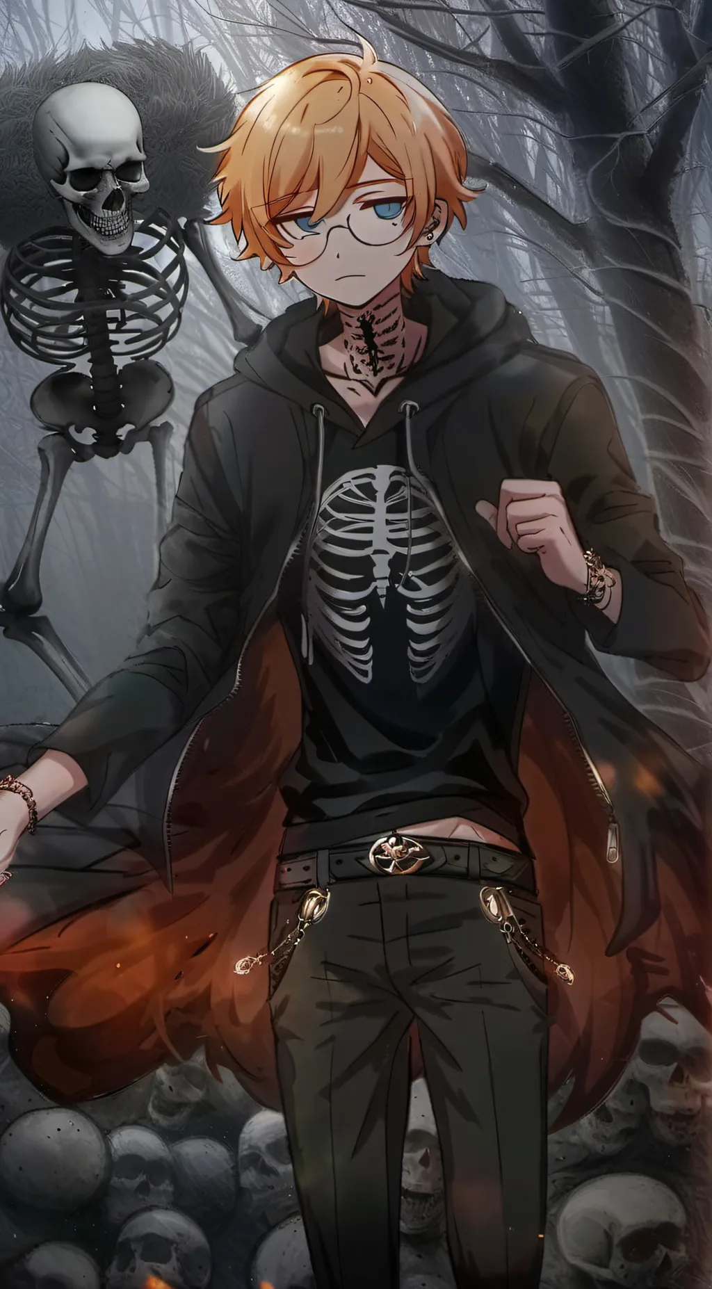 ai character: Tøm background