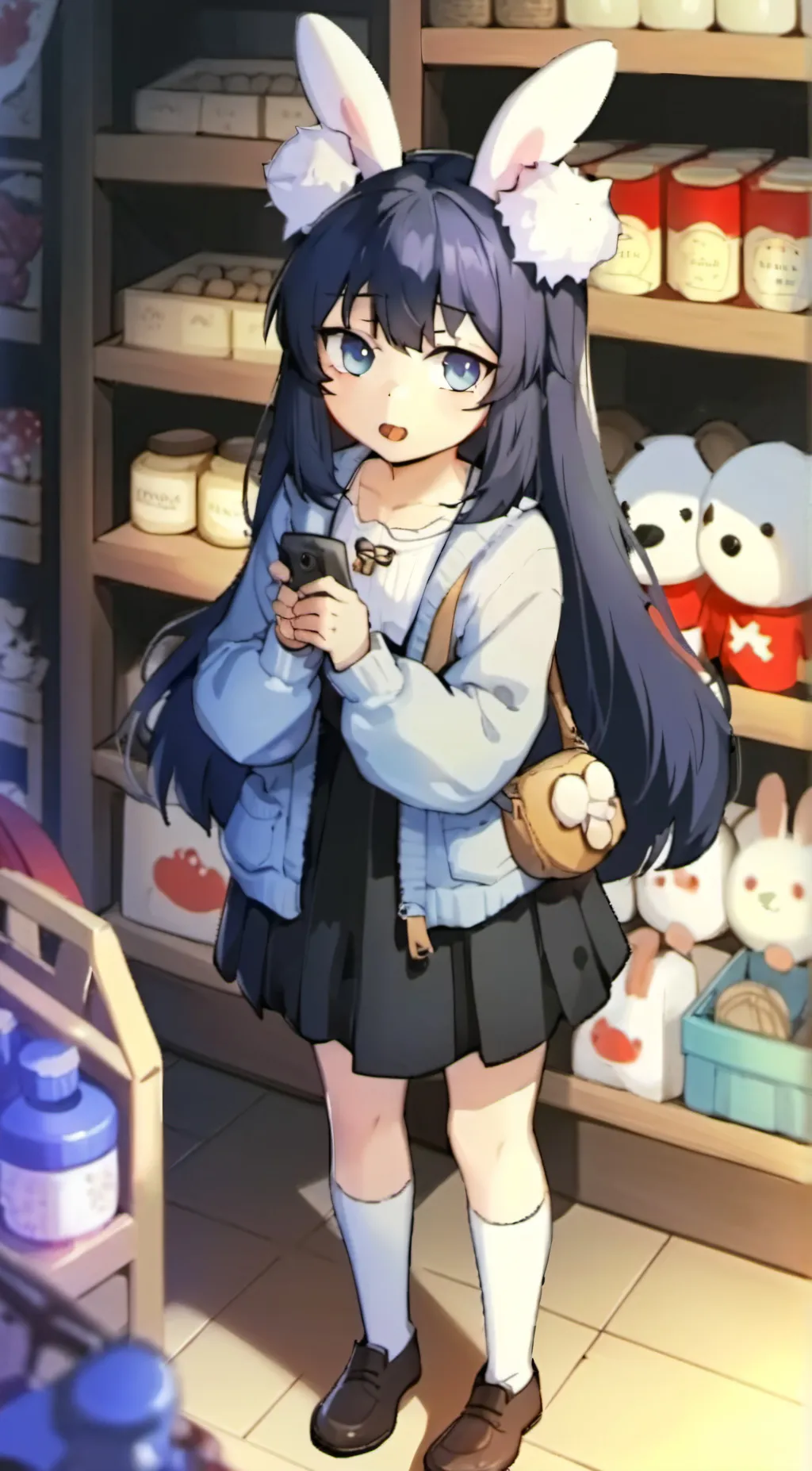 ai character: Little girl background