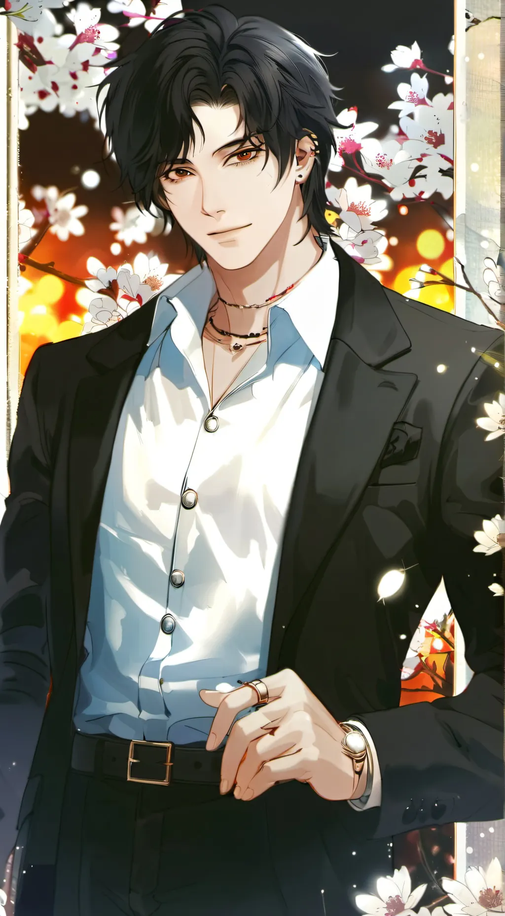 ai character: Jayson  background