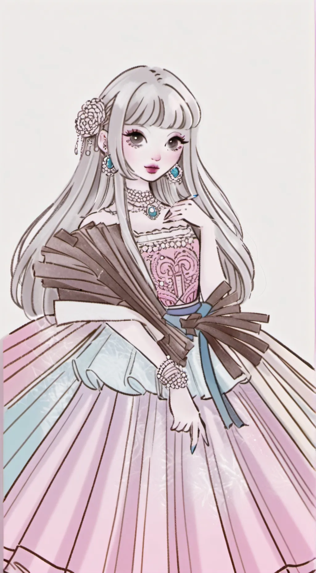ai character: Melanie martinez  background