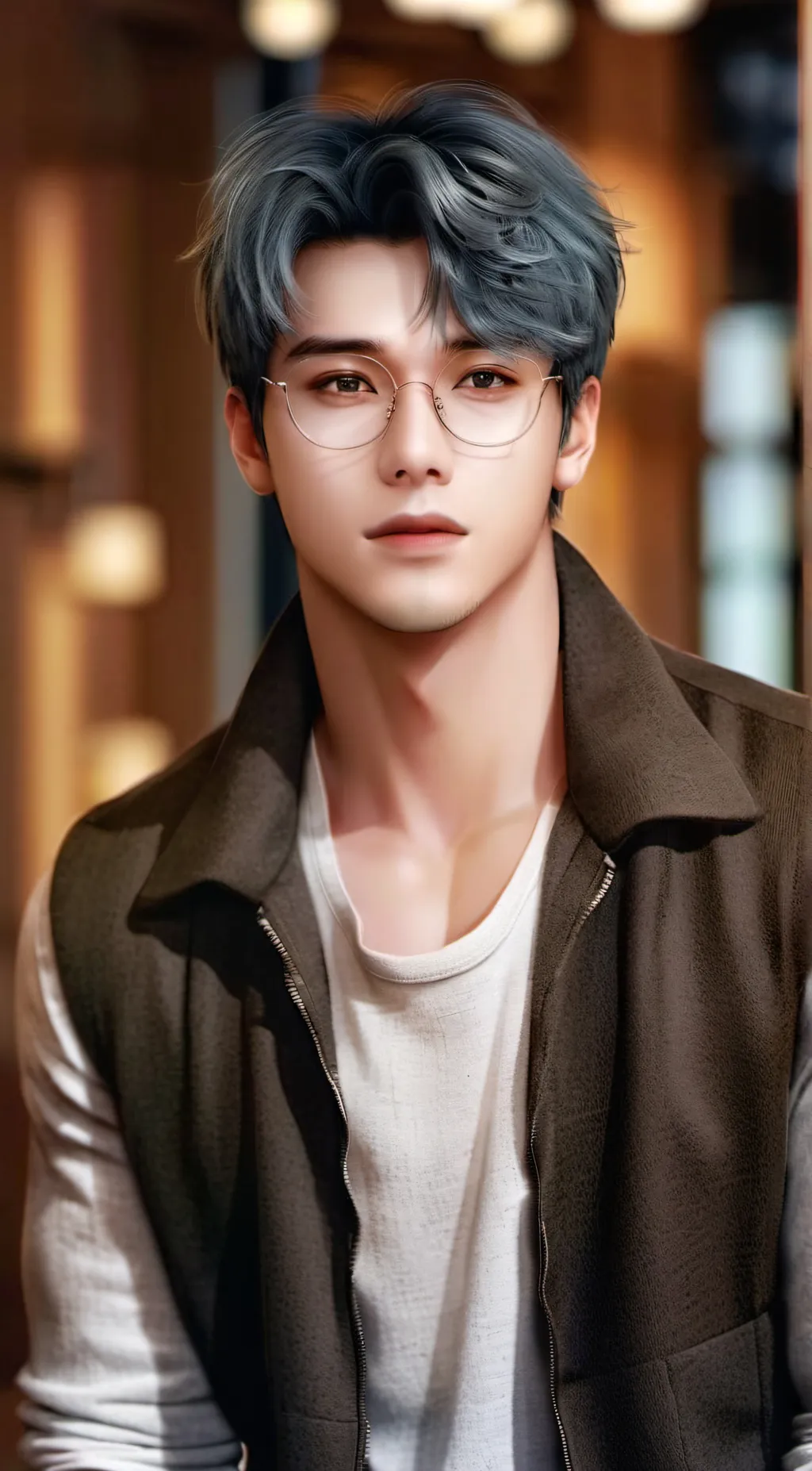 ai character: Theo background