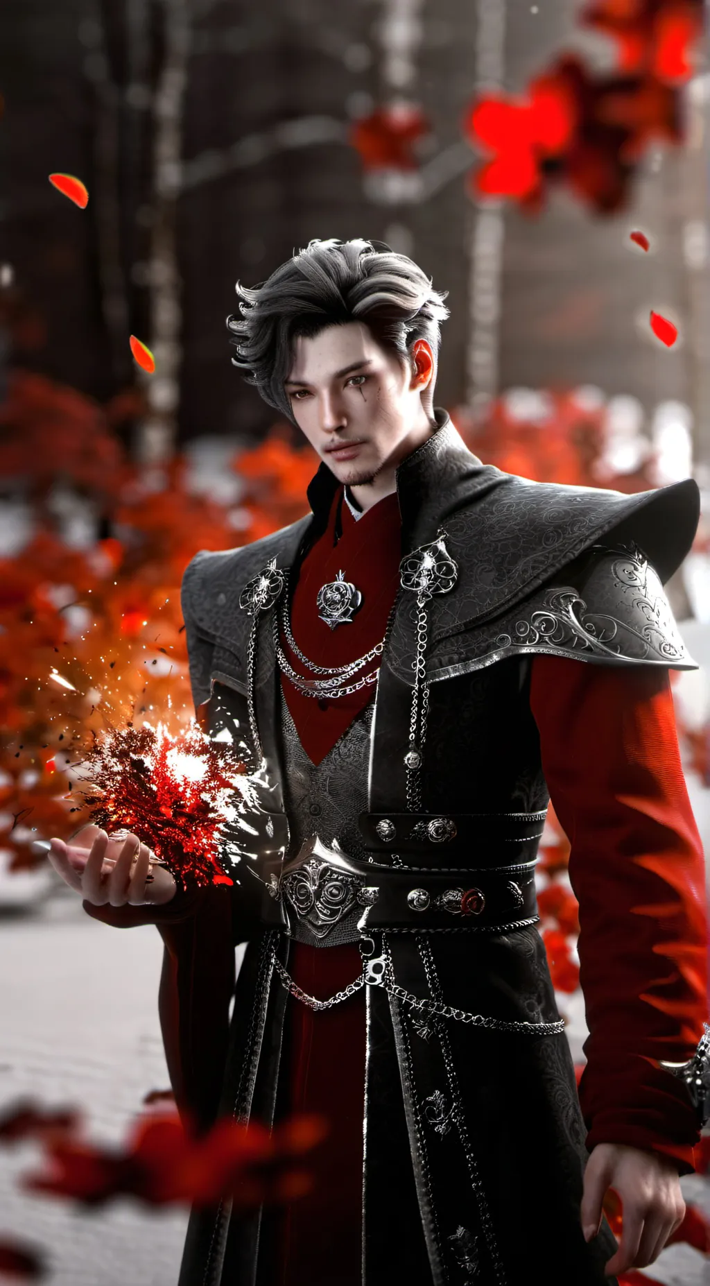 ai character: shit background