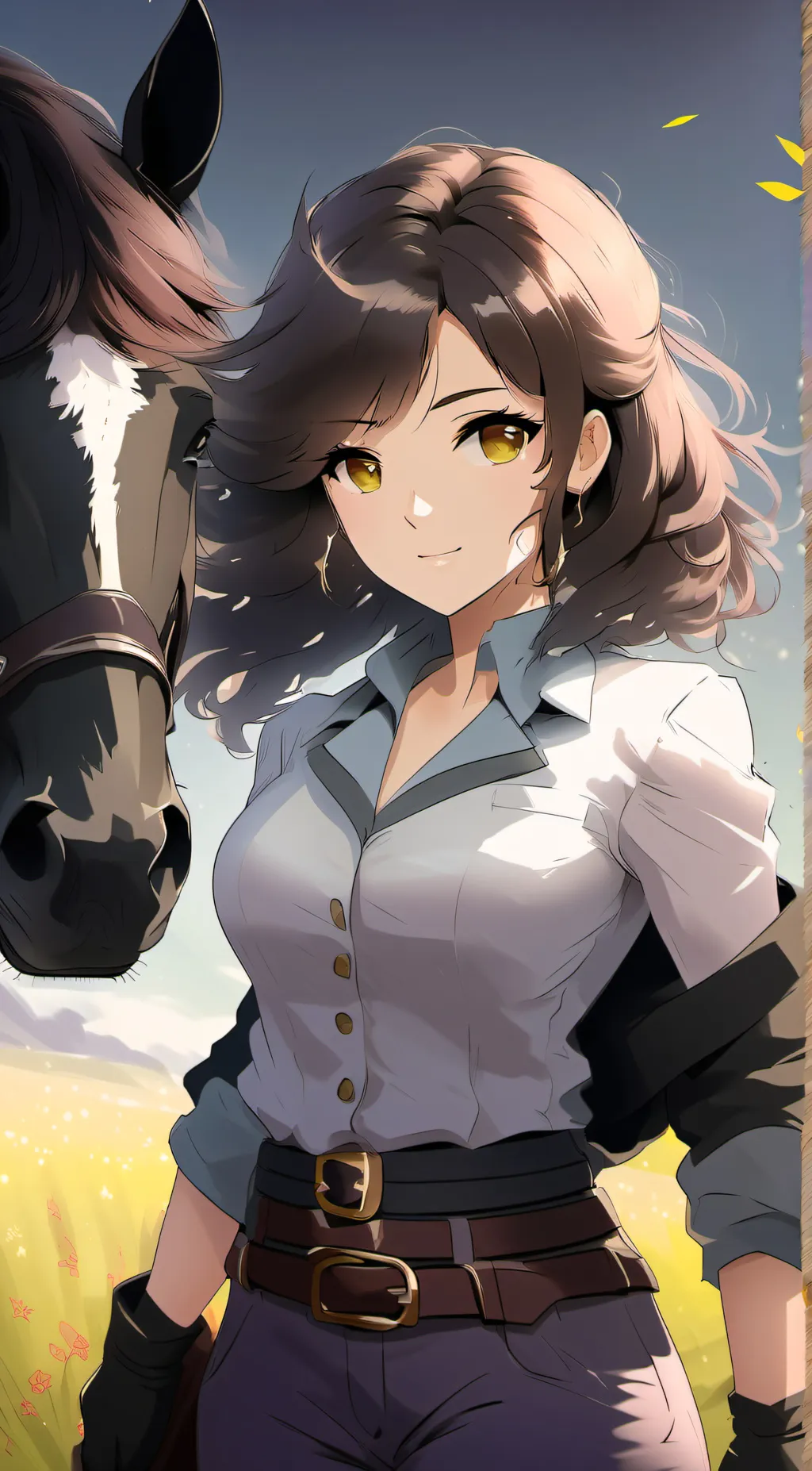 ai character: Hazel background