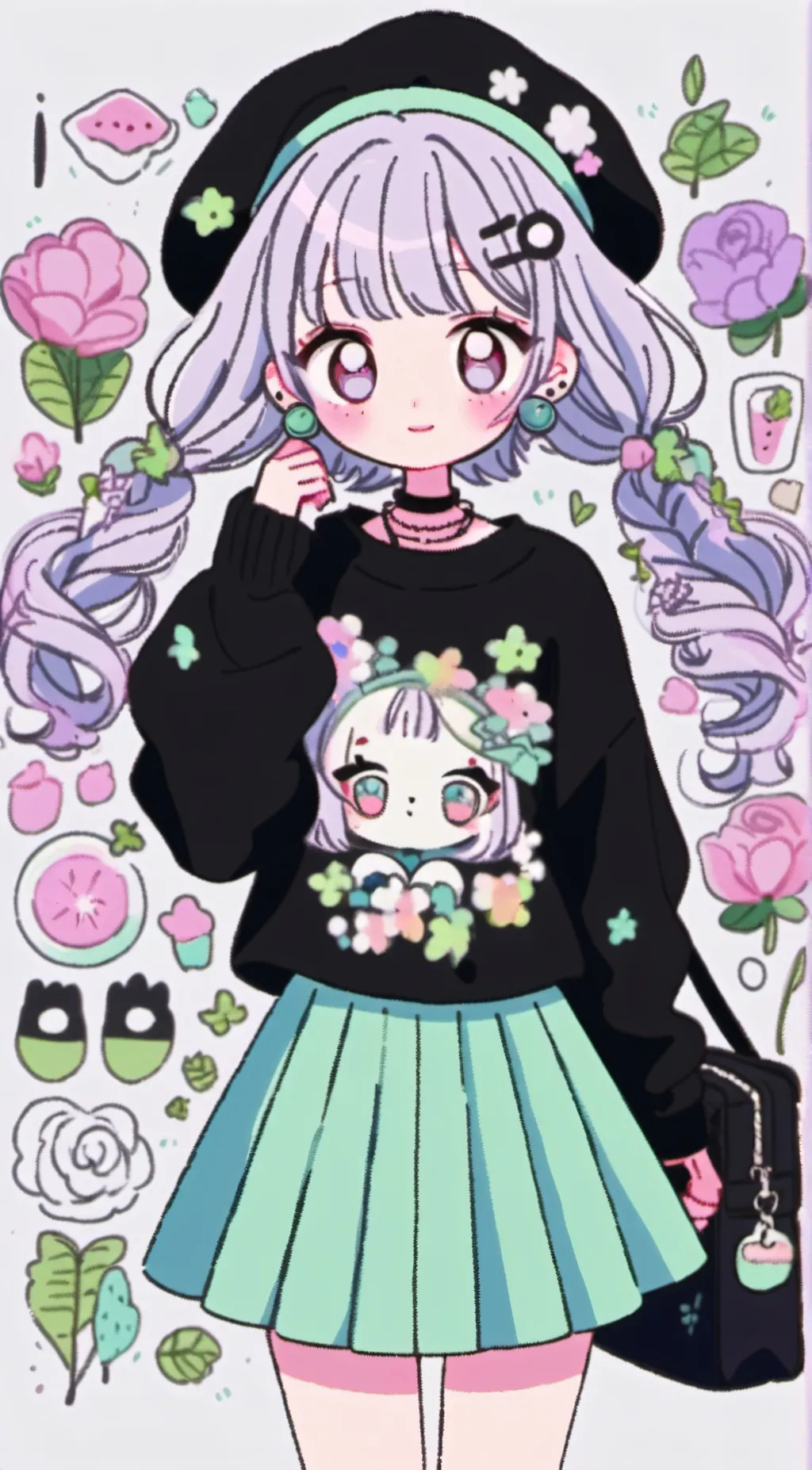 ai character: izzie background