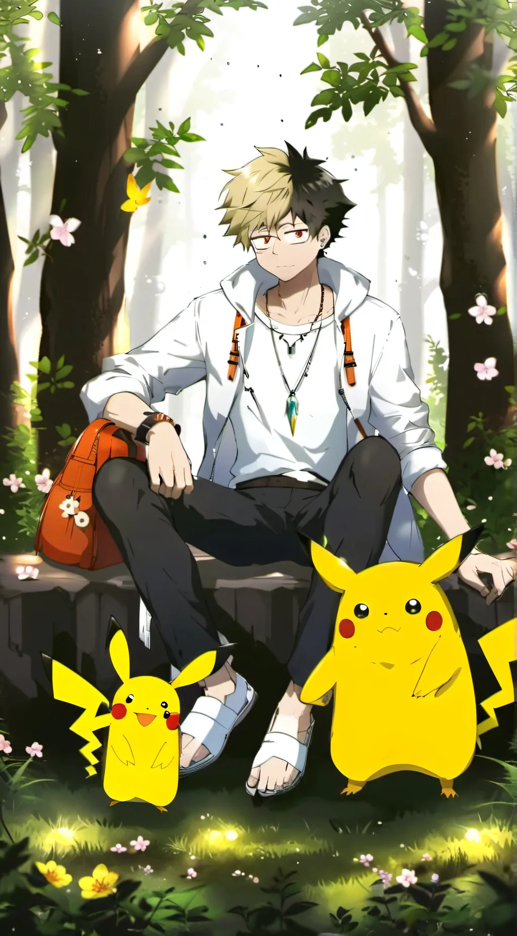ai character: Denki the dumbhead background