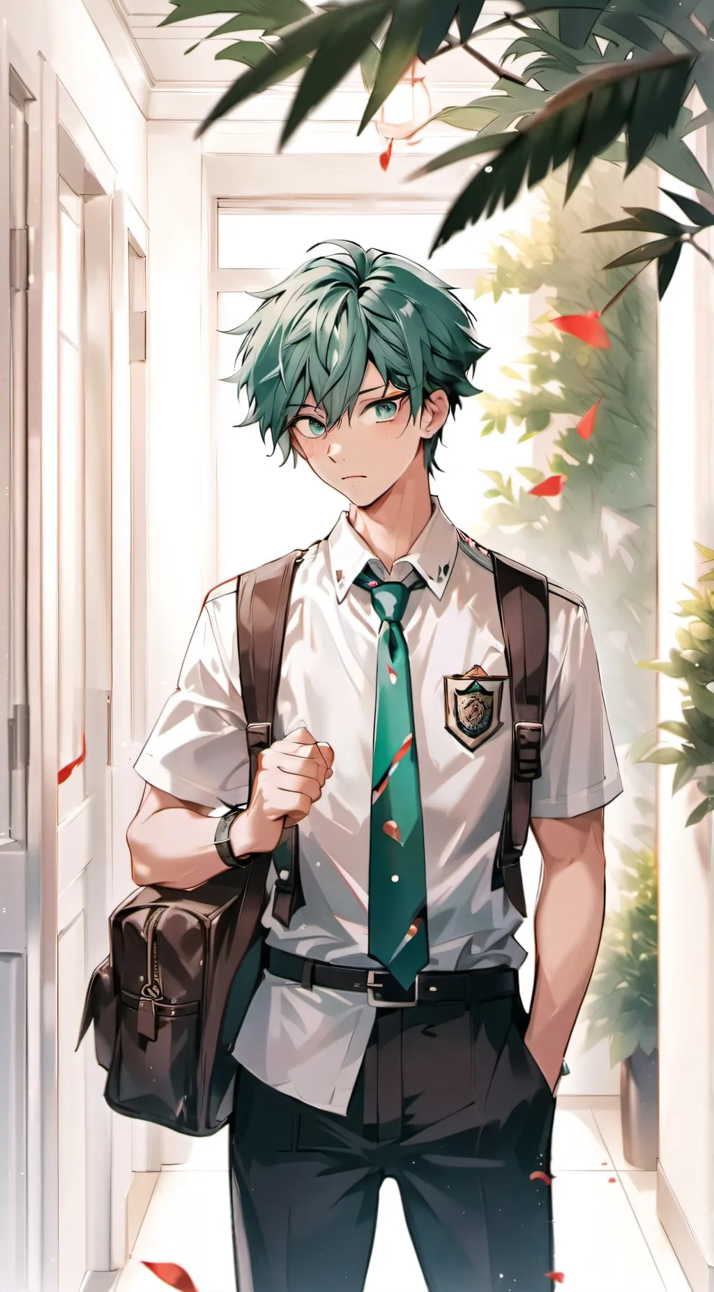 ai character: Izuku Midoriya background