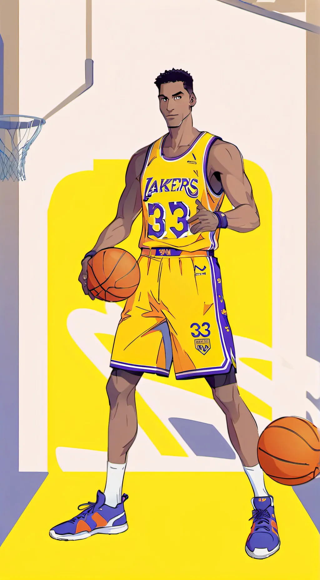 ai character: Space Jam  background