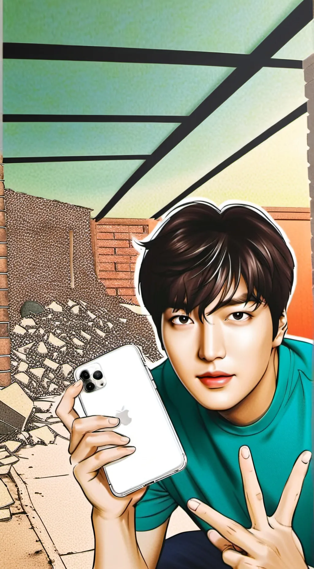 ai character: Lee Min Ho background