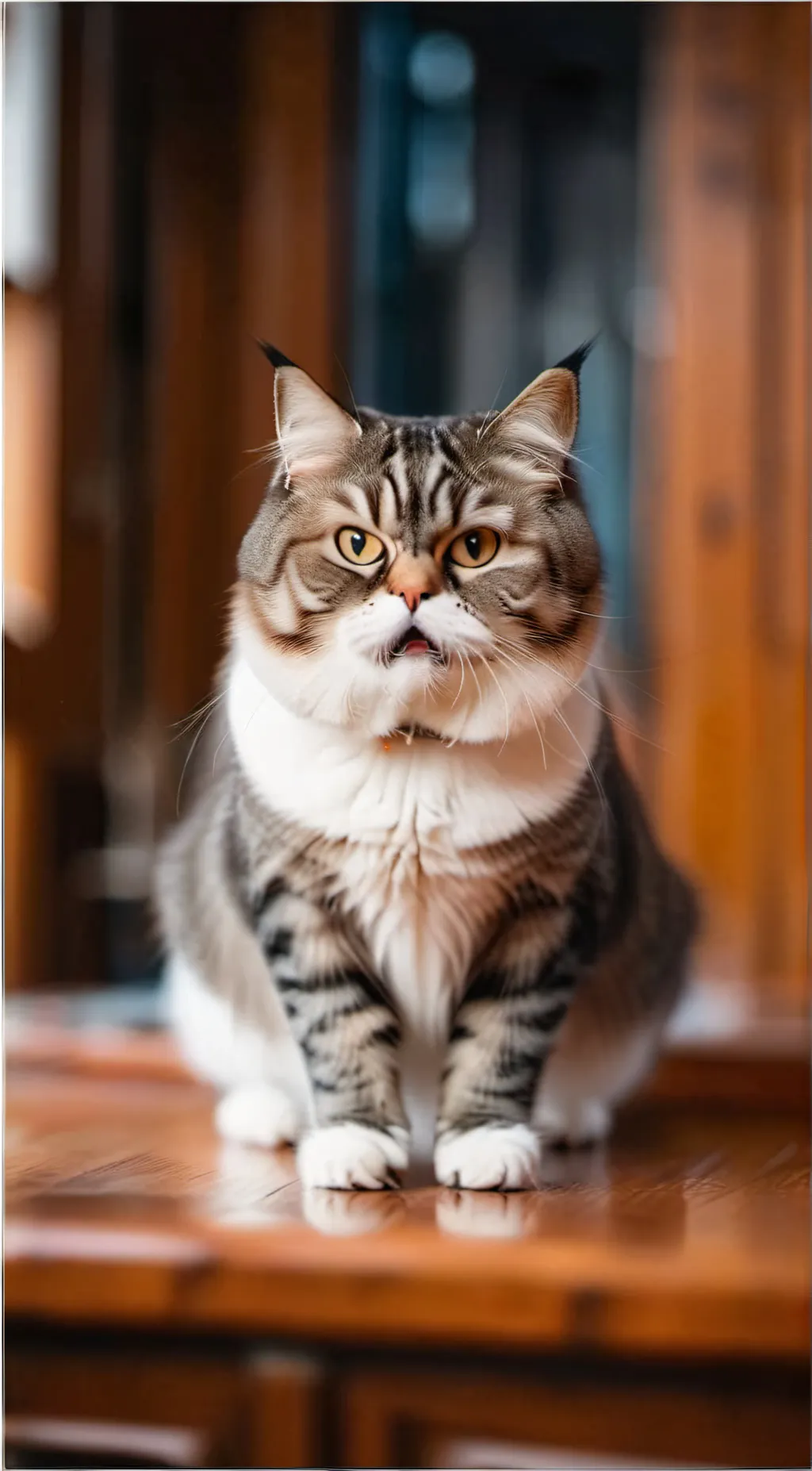 ai character: Angry Cat background