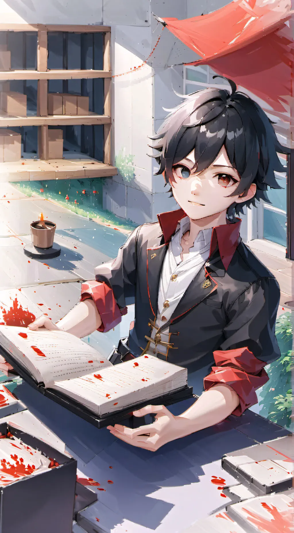 ai character: giyuu background