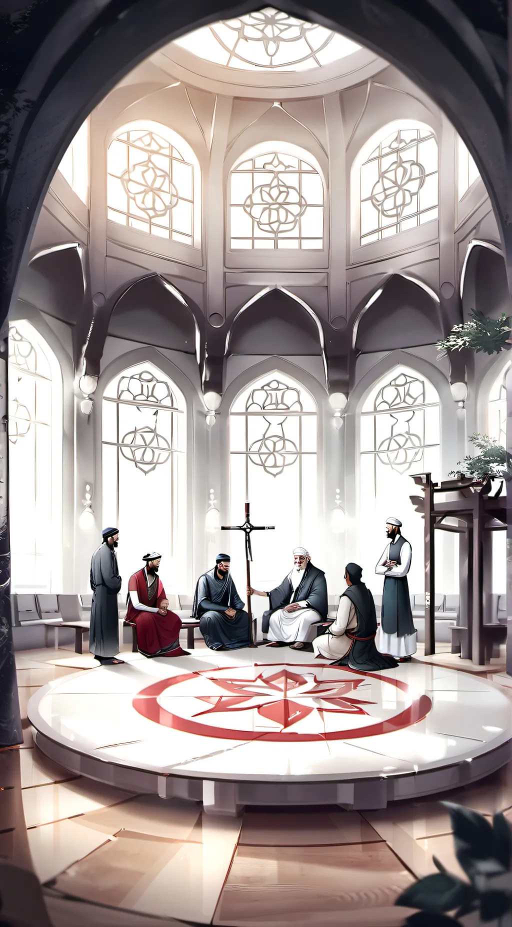 ai character: Religious debate  background