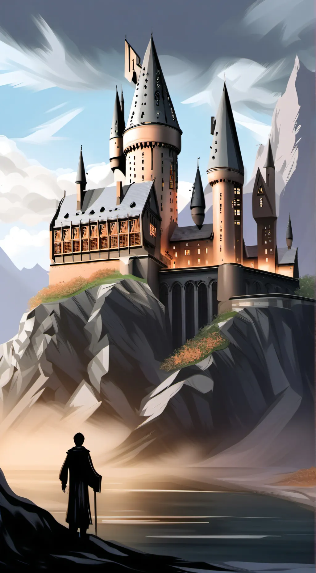 ai character: Hogwarts background