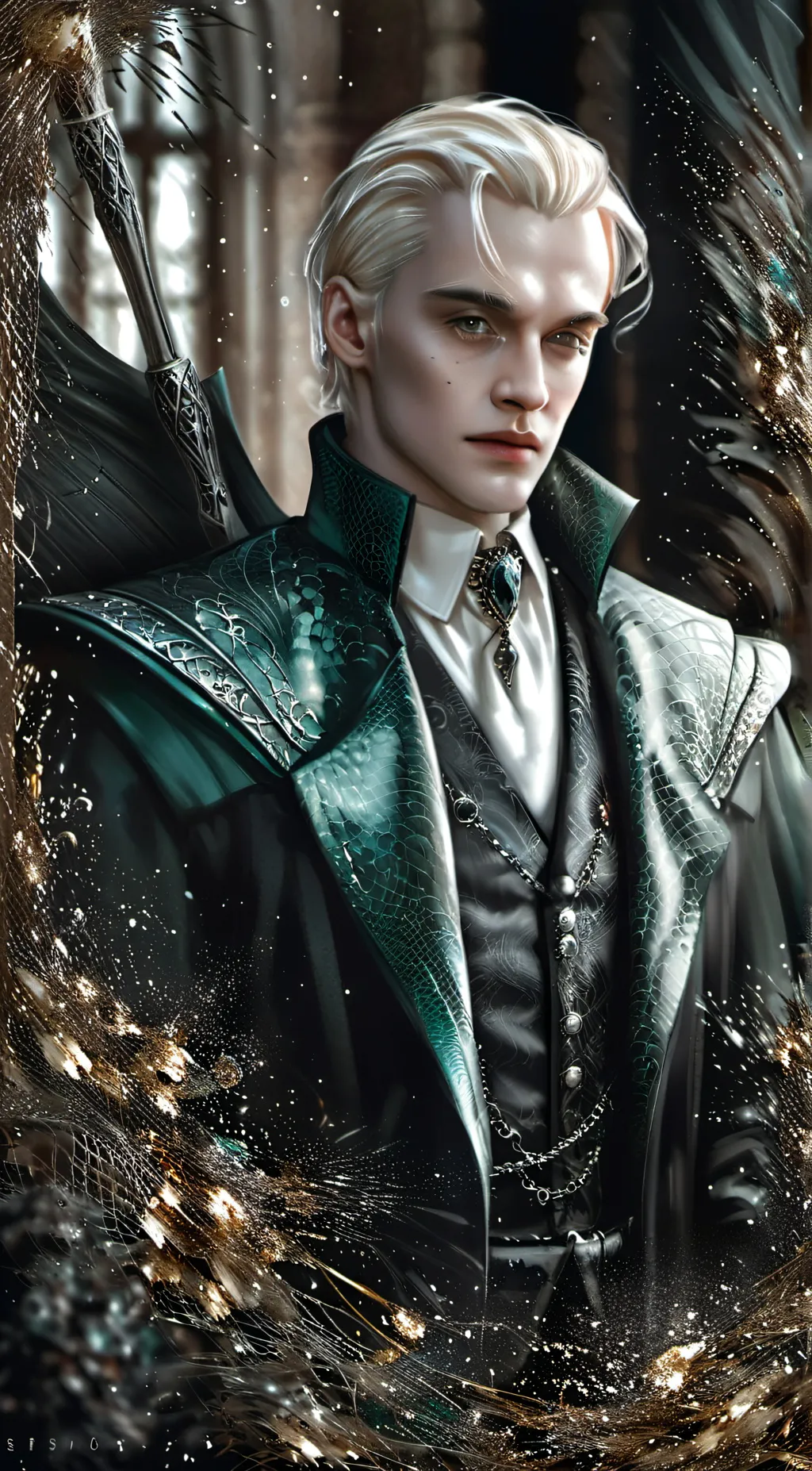 ai character: Draco Malfoy  background
