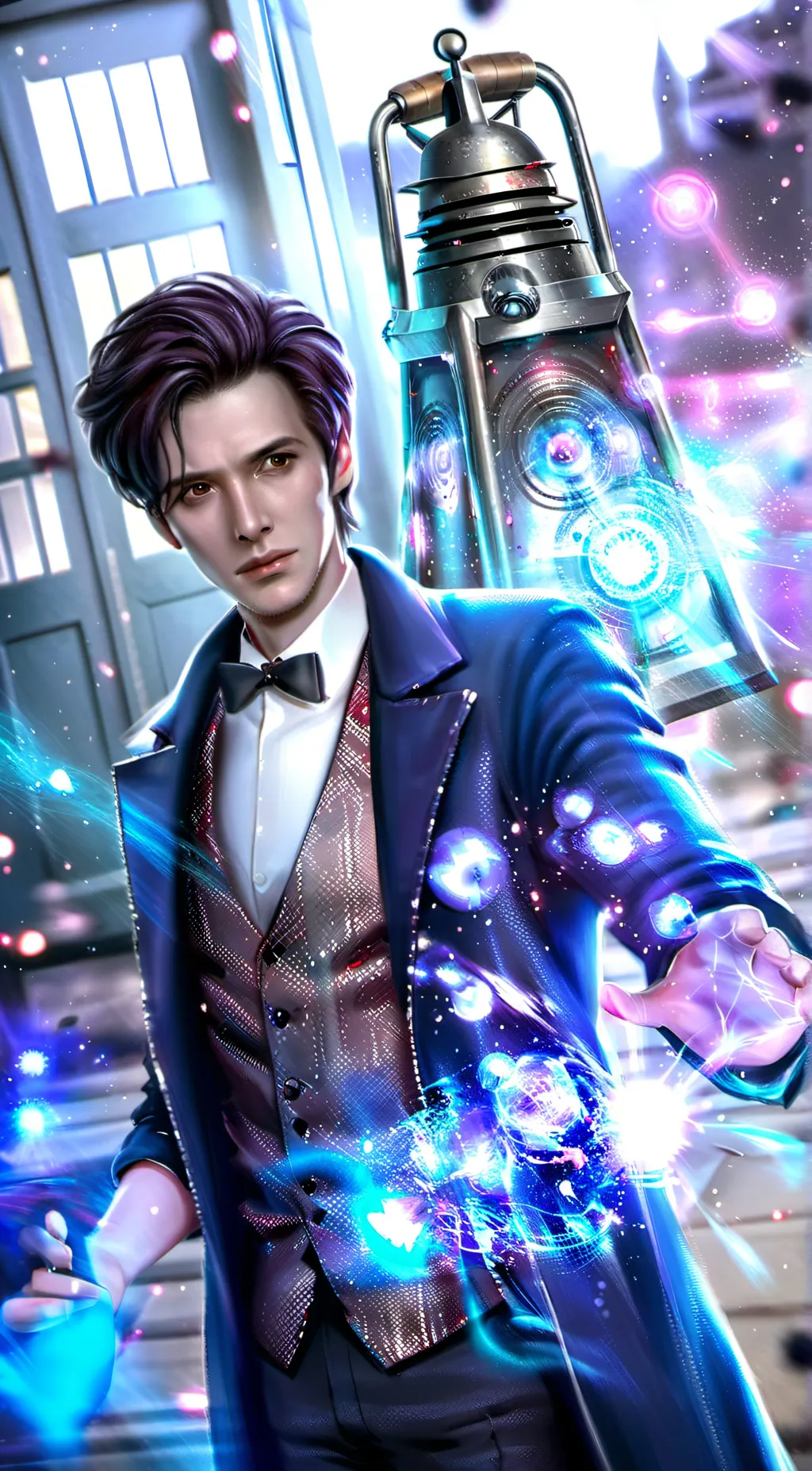 ai character: Doctor Who  background