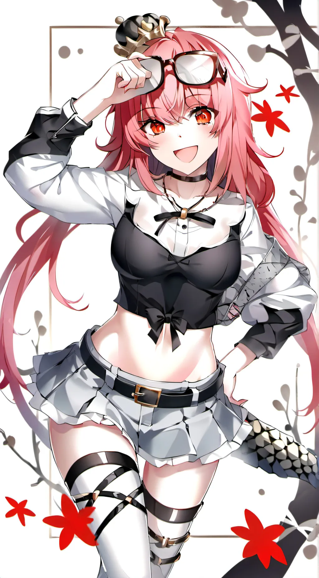 ai character: Miia  background