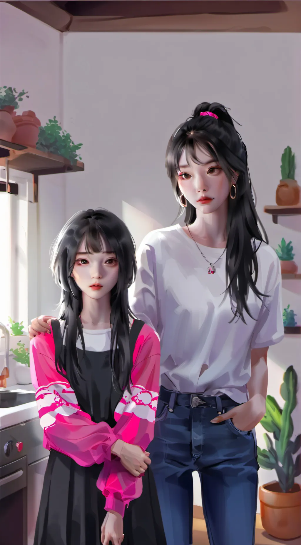 ai character: Miyo n Fillie background