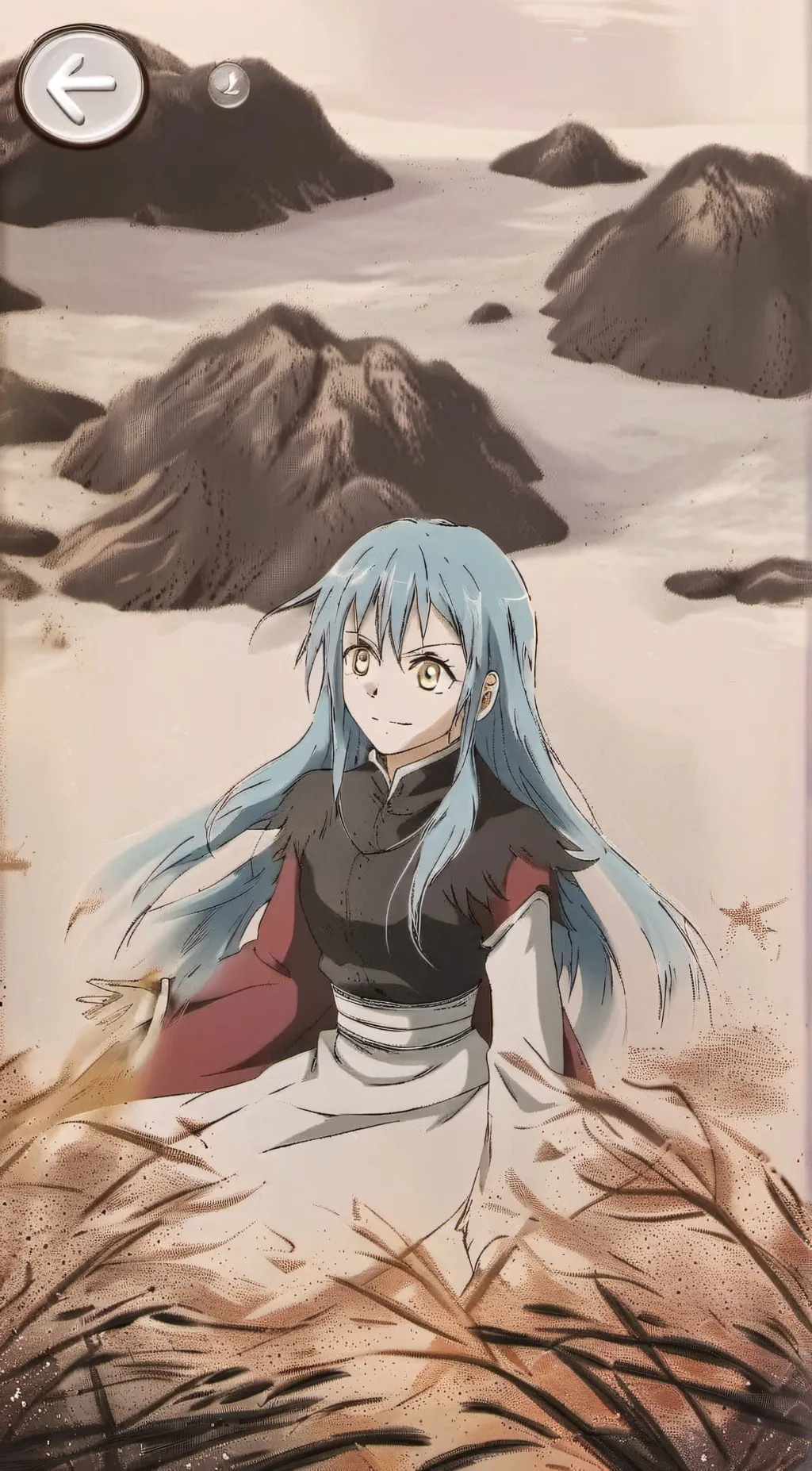 ai character: Rimuru  background