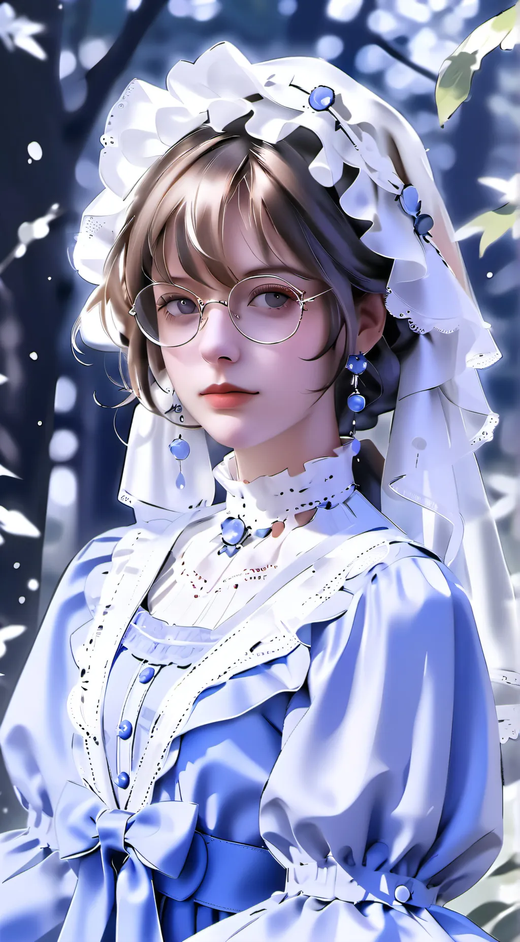 ai character: 💙Virginia scellen🩵 background