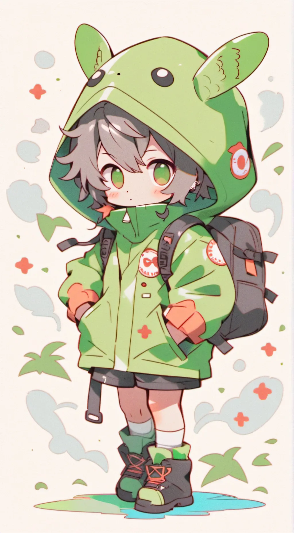 ai character: mochi background