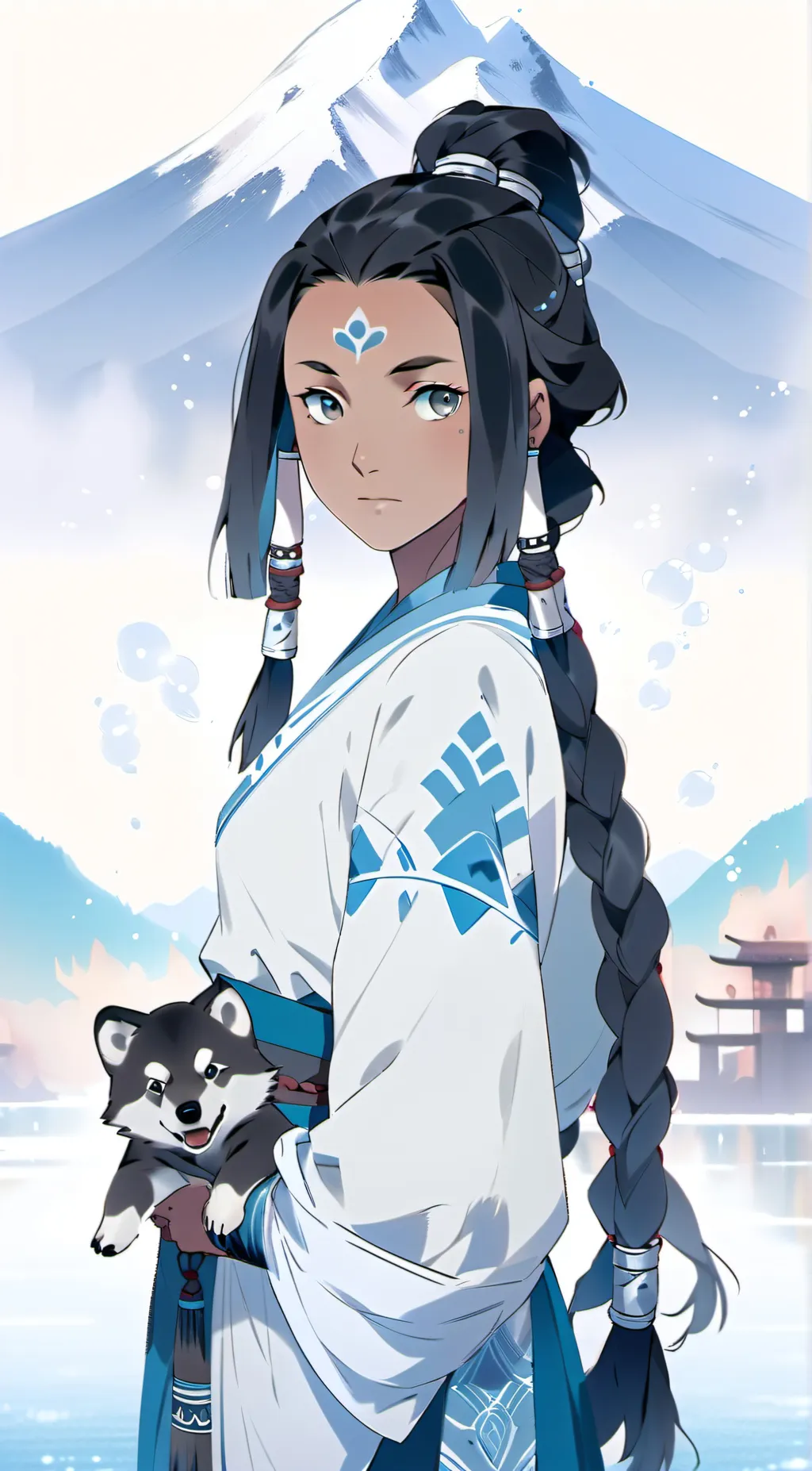 ai character: Kya (Avatar) background