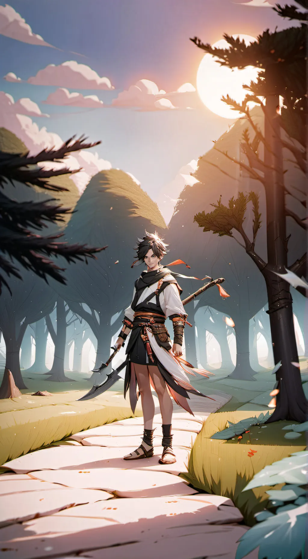 ai character: deku background