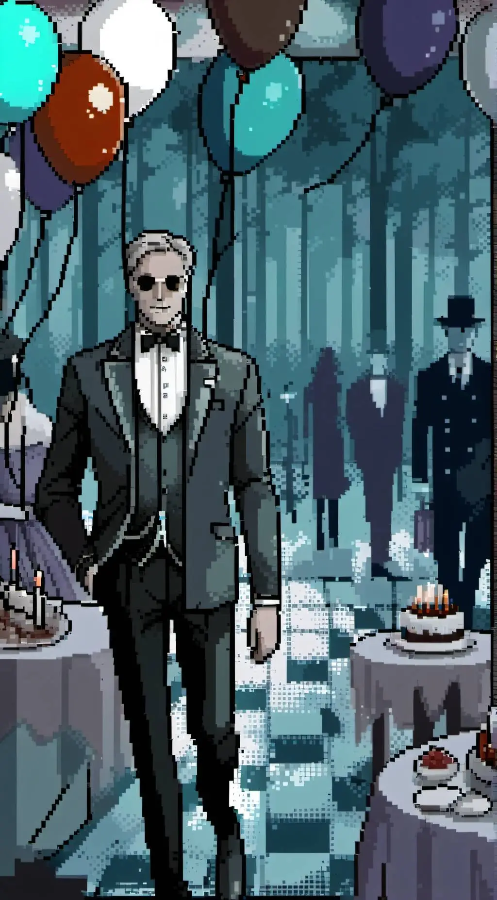 ai character: HH Birthday  background