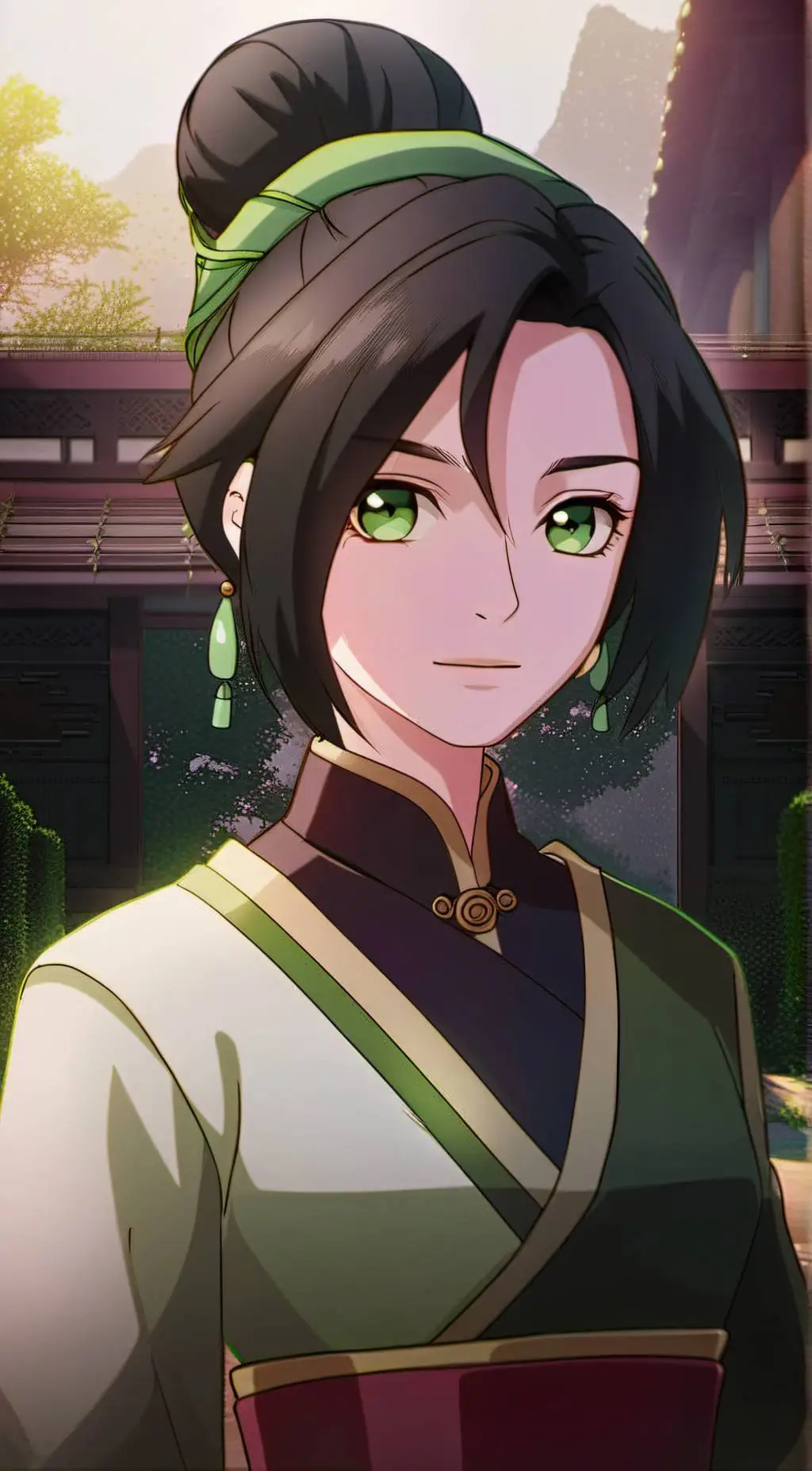 ai character: toph  background