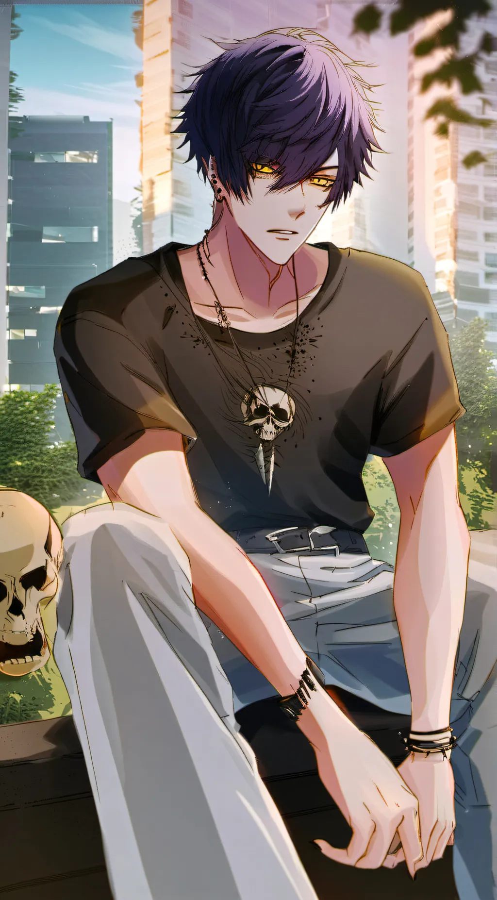 ai character: Max background
