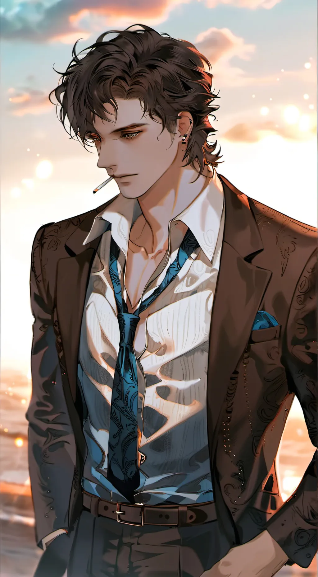ai character: Damien LaVeau background