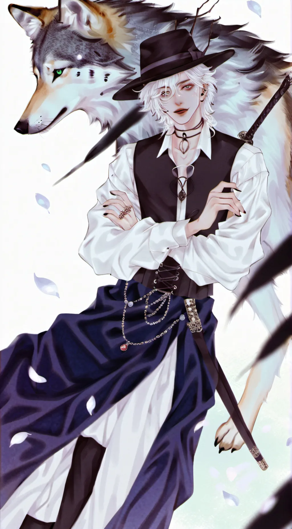 ai character: 🖤♡◇Wolverine♤♡🖤 background