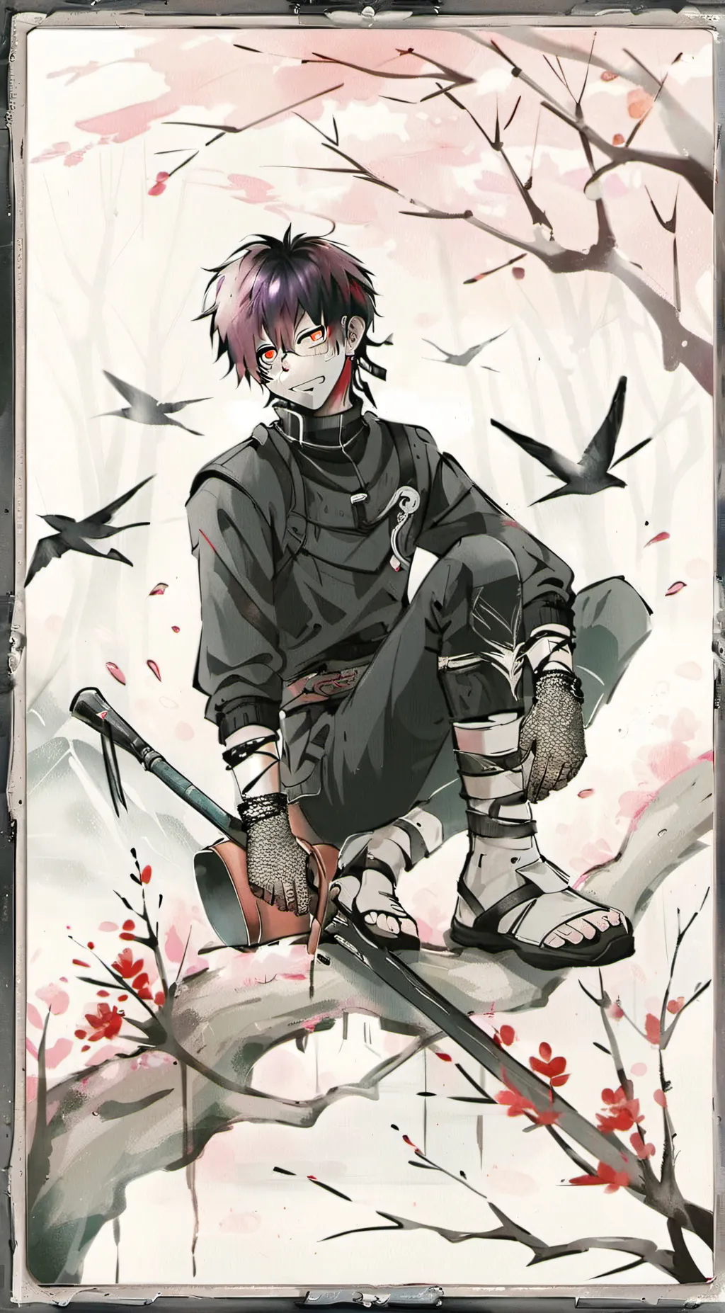 ai character: Dabi background