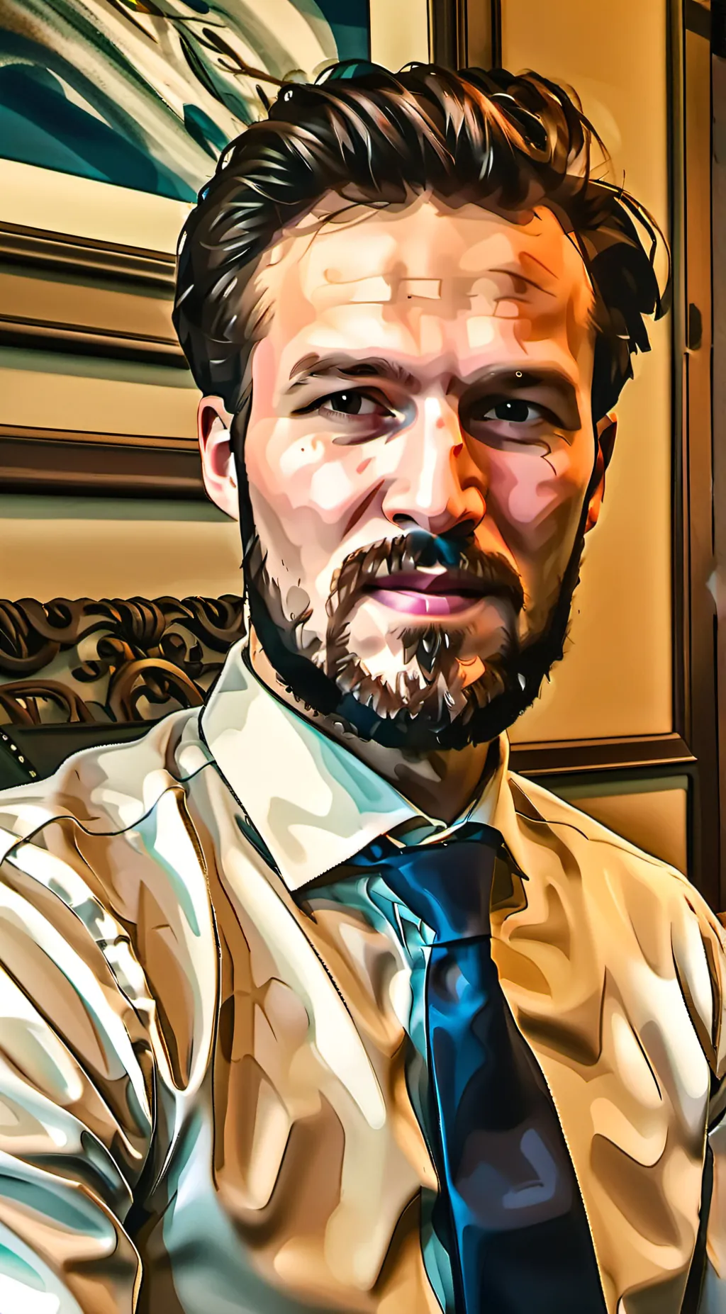 ai character: Cole background