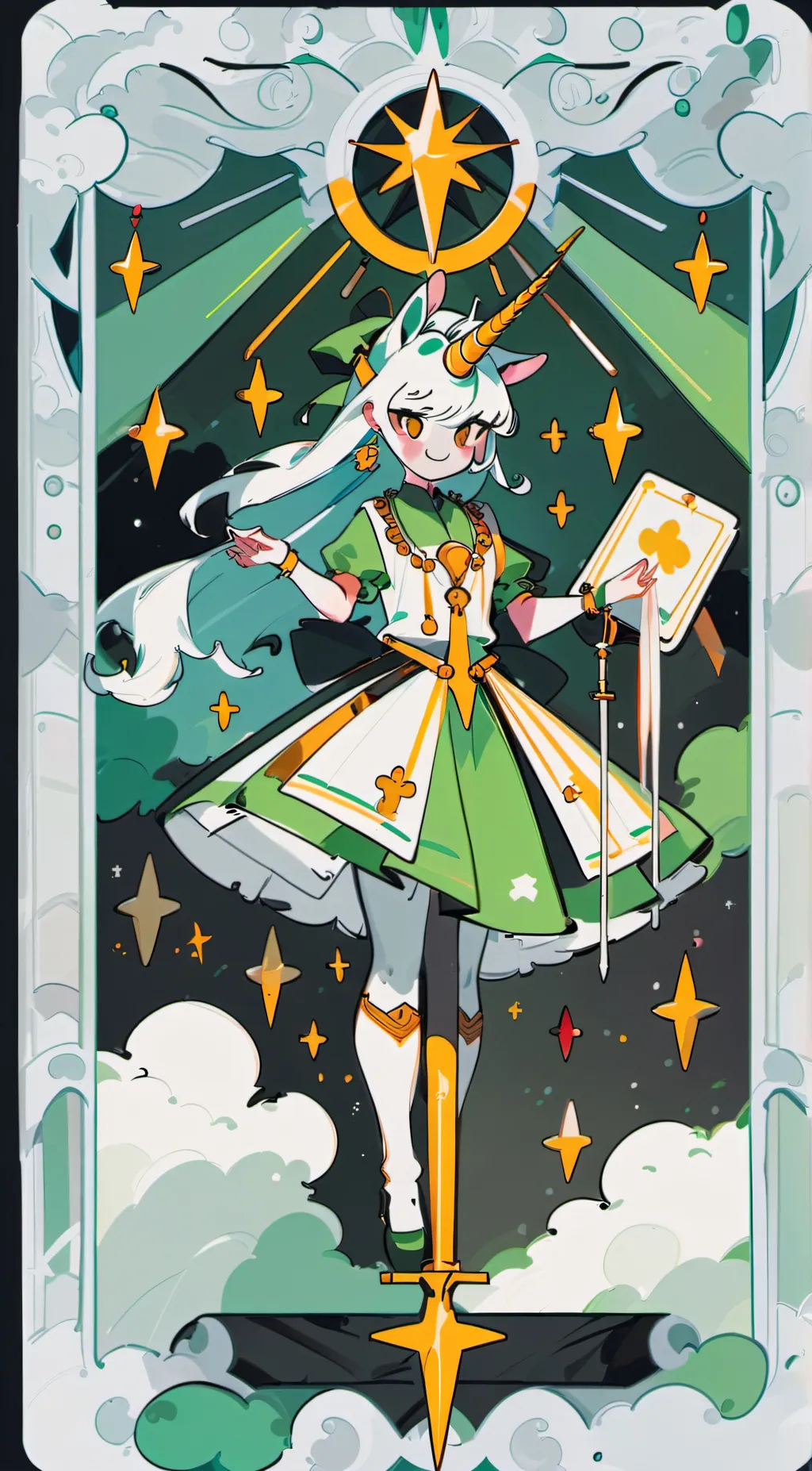 ai character: Craftycorn  background
