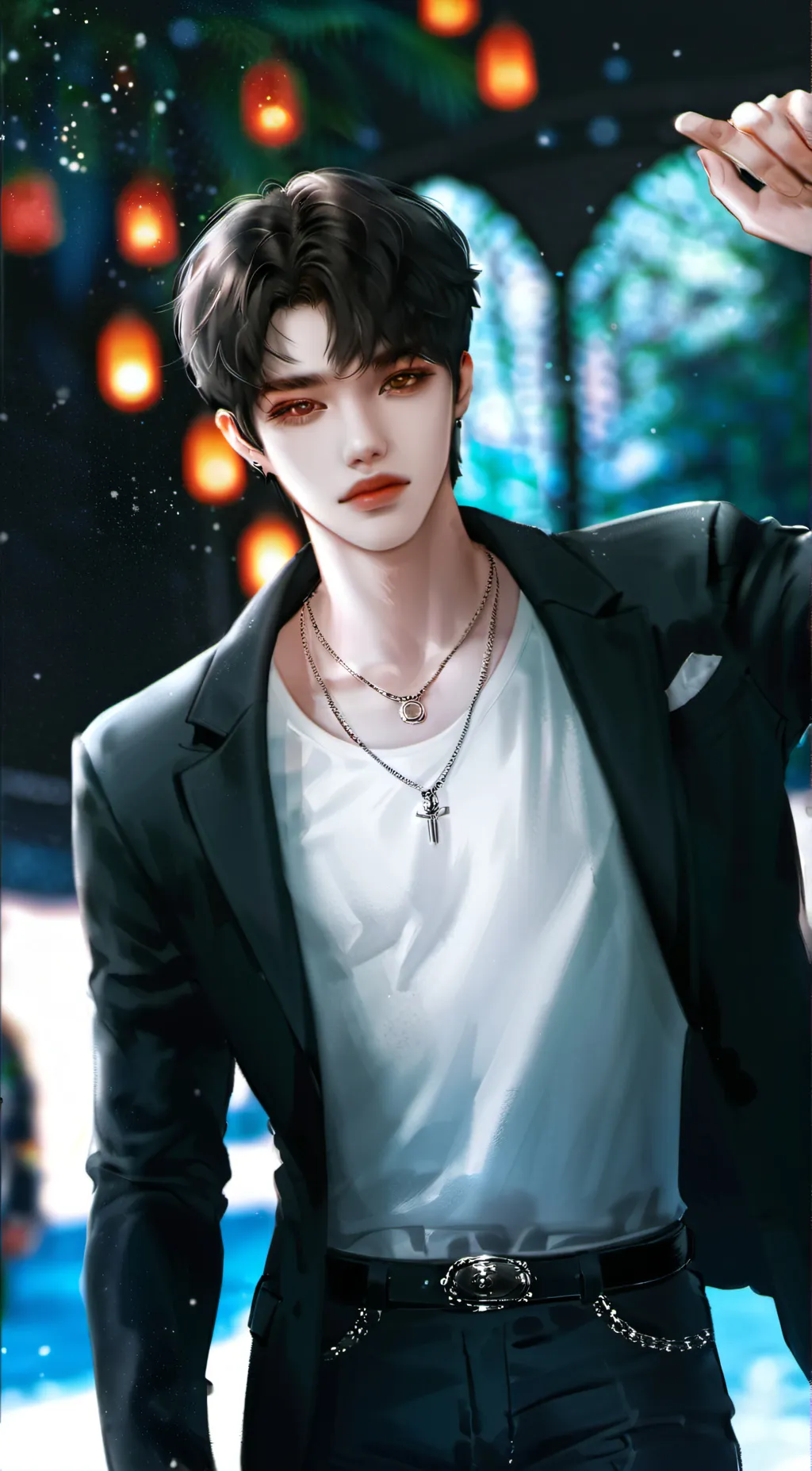 ai character: Ian  background
