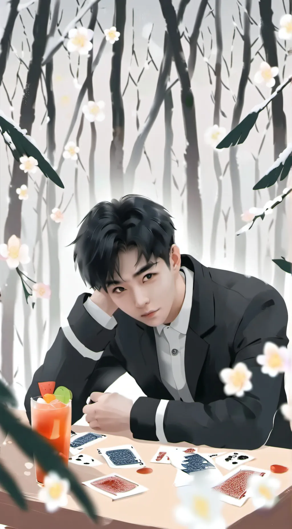 ai character: Zander background