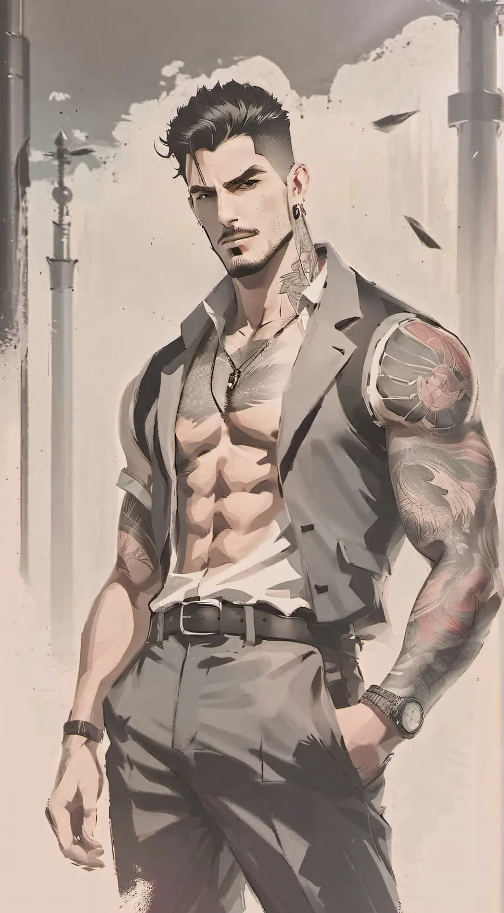 ai character: Kai Stone  background