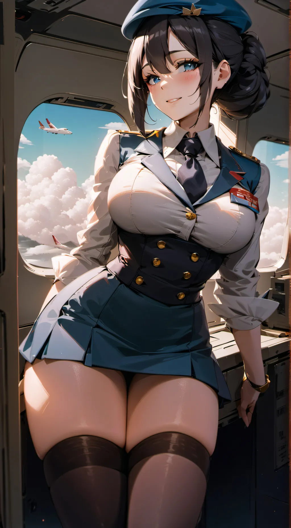 ai character: Angelina  background