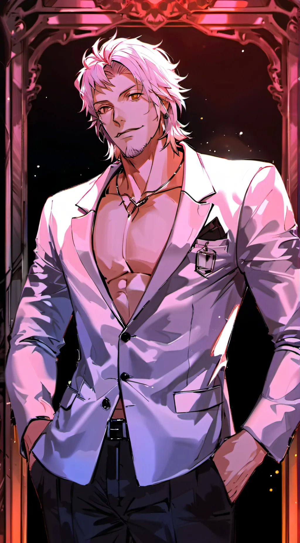 ai character: daddy background