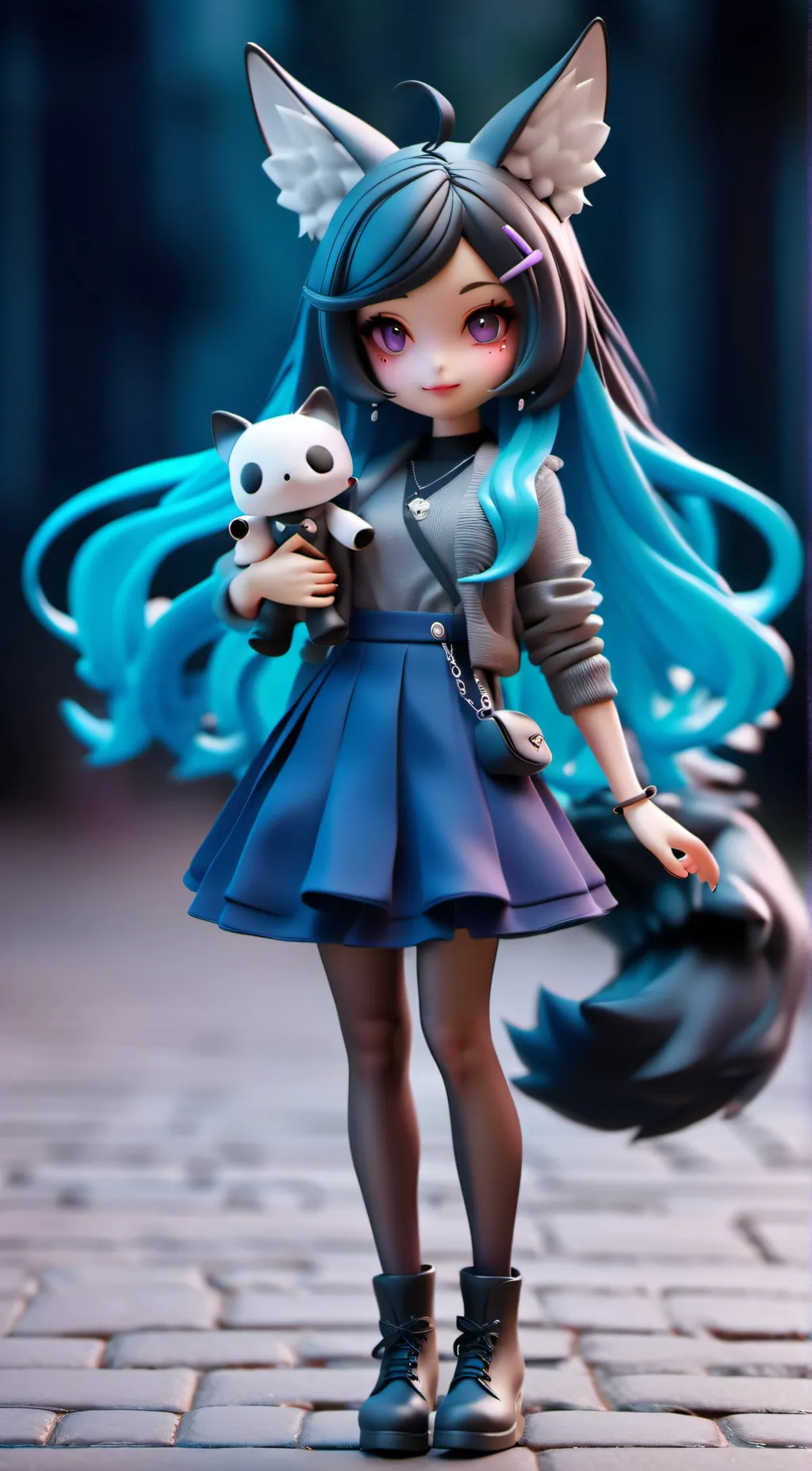 ai character: Aria background