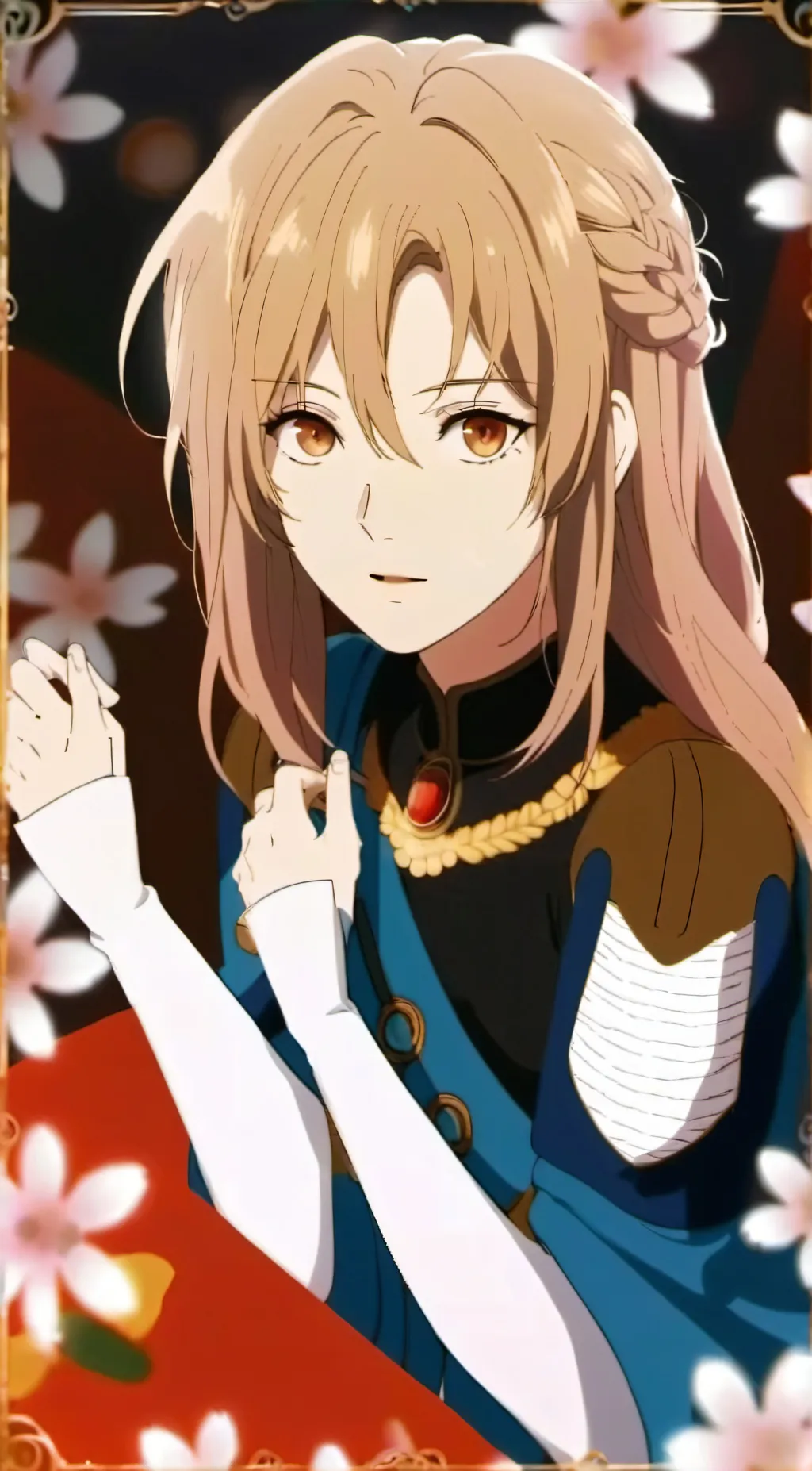 ai character: Hi background