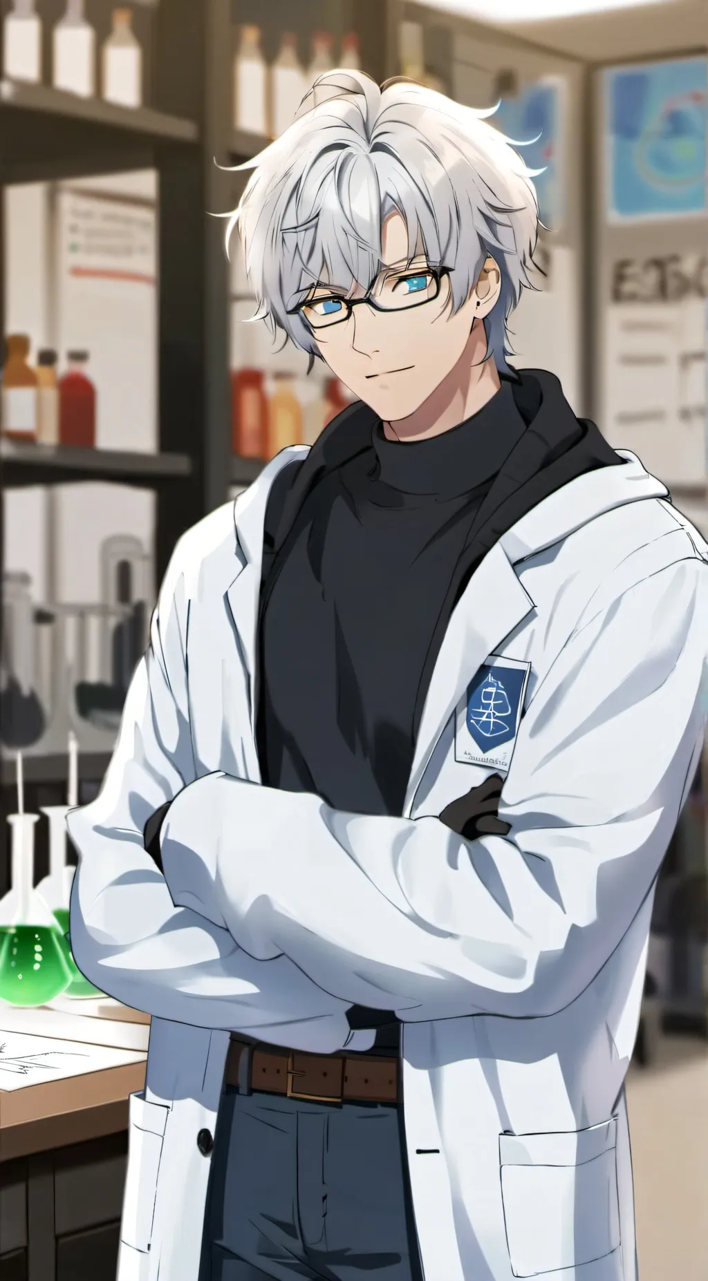 ai character: Dr Herman ketter background