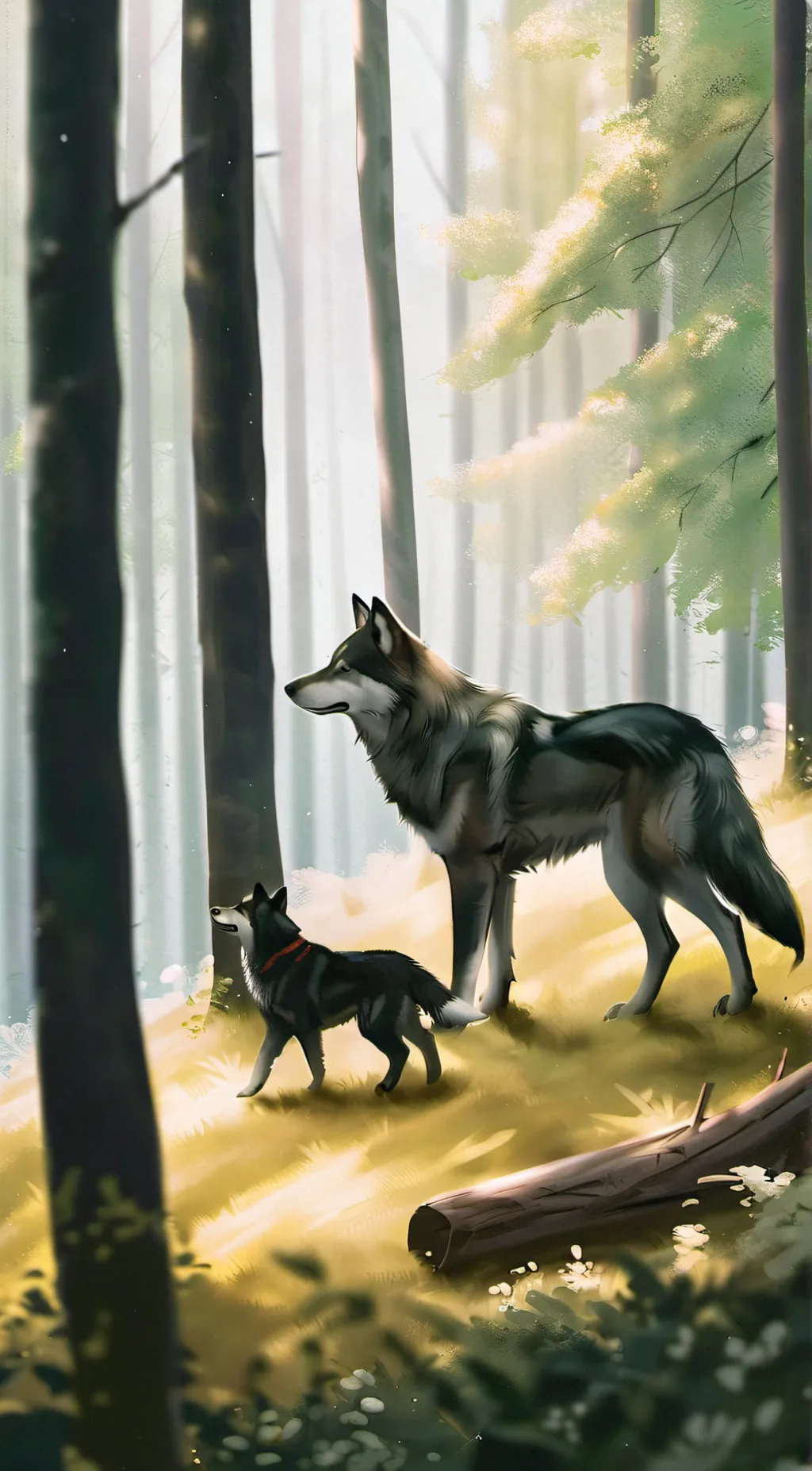 ai character: Akita background