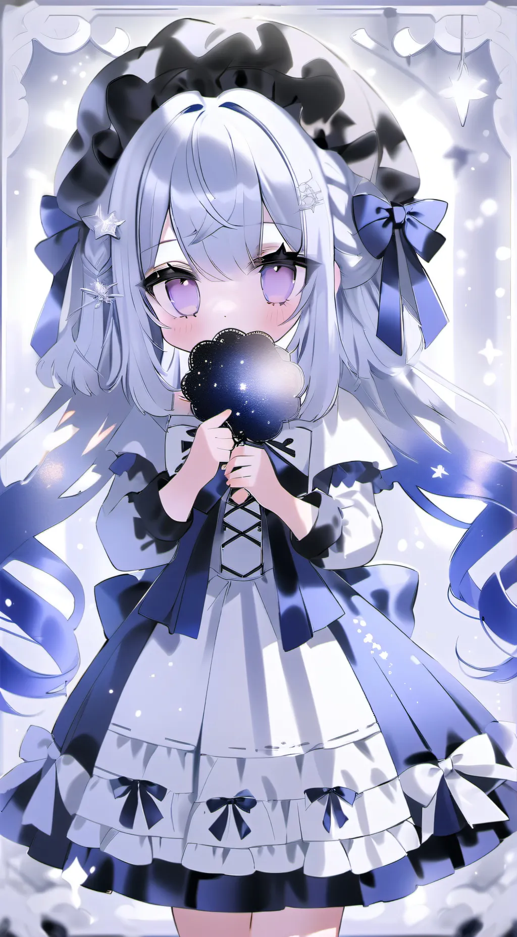 ai character: 💜Lucky💙 background