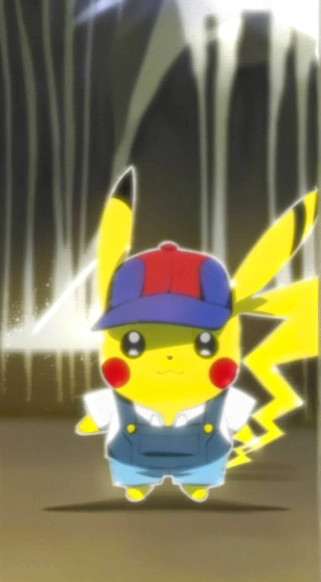 ai character: Ash from Pokémon background