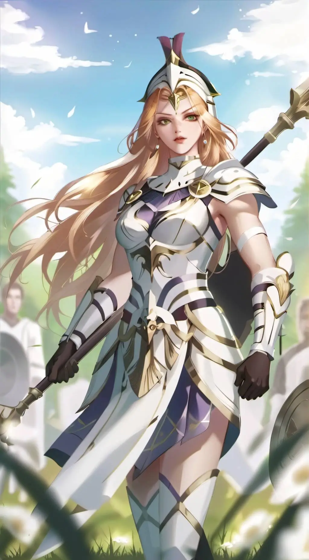 ai character: Athena Pantheon background