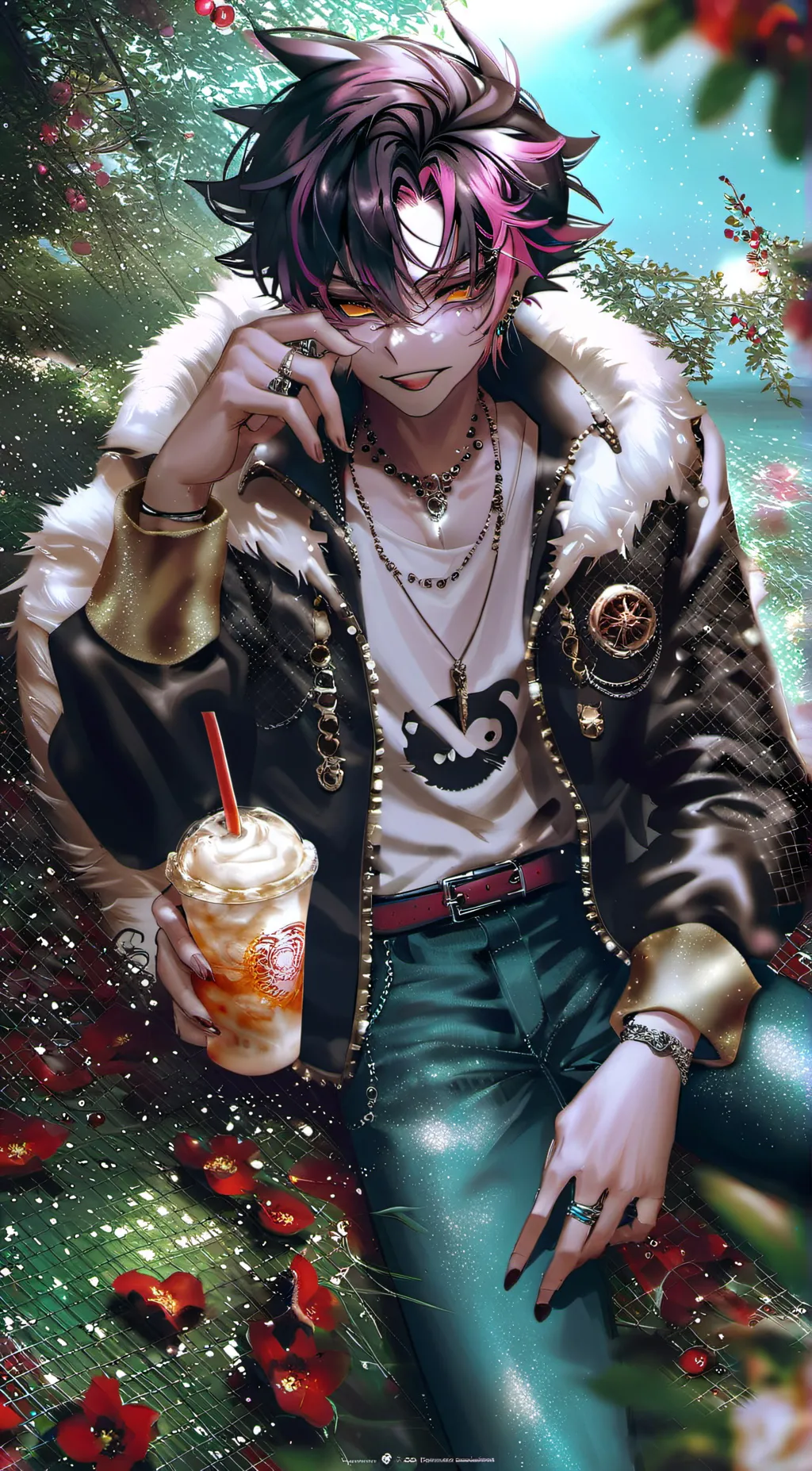 ai character: Shadow  background