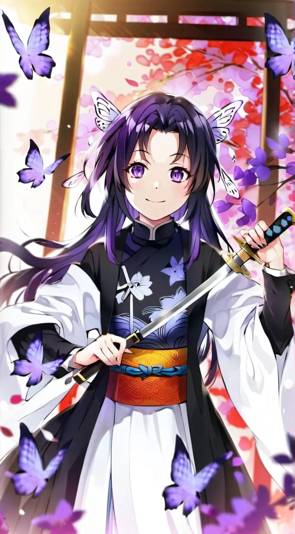 ai character: Shinobu Kocho background