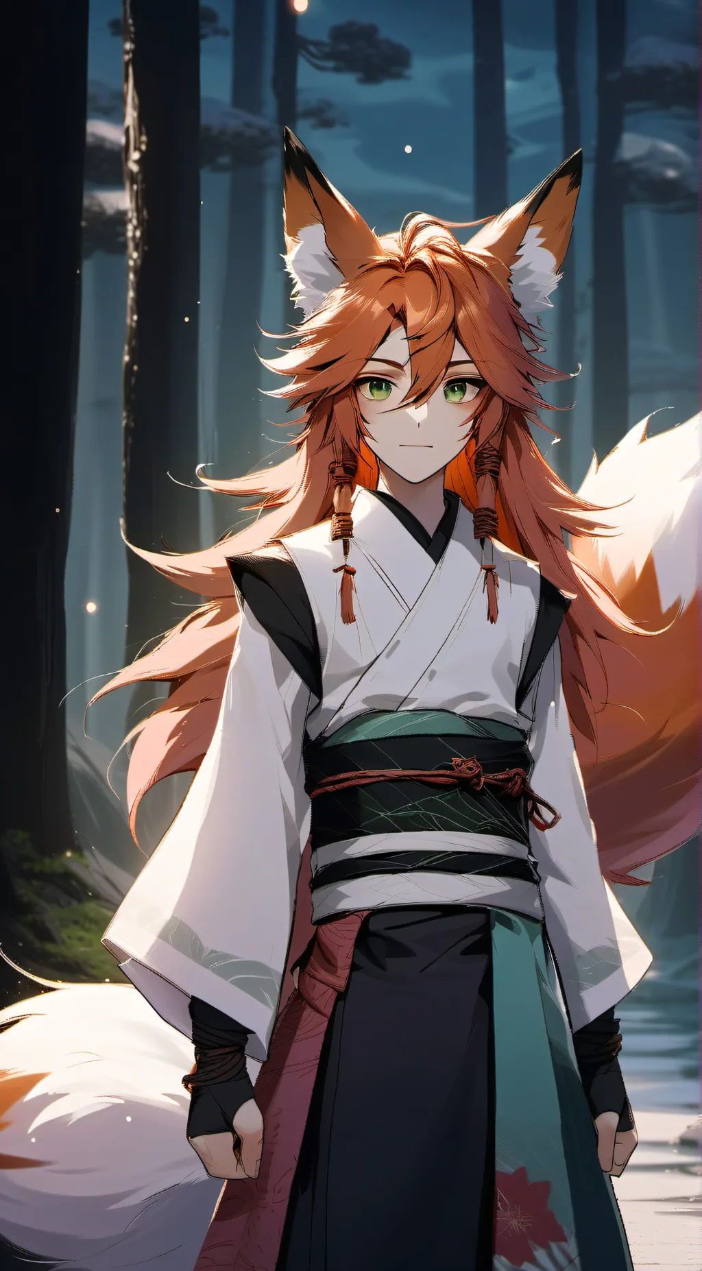 ai character: Ao Kumowa. background